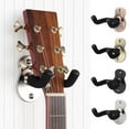 thumbnail image 2 of 1 Set Guitar Hanger Hook Holder Strong Load-bearing Easy Installation Musical Instrument Organizer Storage Hook for Studio, 2 of 6