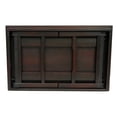 thumbnail image 2 of Oriental Furniture Rosewood Korean Tea Table, Rectangular, Dark Lacquer, floor desk, 2 of 5