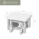 thumbnail image 3 of Otoman Clásico American Furniture en Deslizable Cedro Negro, 3 of 6