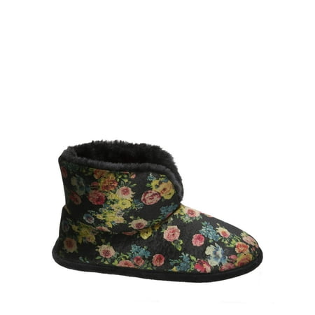 women's dearfoams sierra microsuede bootie slippers