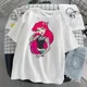 thumbnail image 4 of Camiseta con estampado de Princesa Alicia en el país de las maravillas para mujer, Tops negros, Blancanieves, camiseta informal de manga corta para mujer, Top Y2K, 4 of 4
