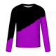 thumbnail image 4 of Amzcrzy Sudadera Para Hombre, Moda Informal, Estampado, Cuello Redondo, Manga Larga, Blusa Estampada, Morado, 3Xl, 4 of 4