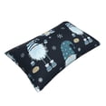 thumbnail image 3 of Naloa Gnome and Snowflakes Pillowcase, Throw Pillowcase, Wrinkle-Free, Stain-Resistant with Hidden Zipper for Bedroom Sofa - 14"x20", 3 of 9