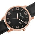 thumbnail image 4 of Men's Ultra-Thin Swiss Quartz Leather Black Strap Watch, 4 of 5