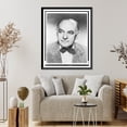 thumbnail image 4 of Historic Framed Print, [Harry Cohn, head-and-shoulders portrait, facing slightly left], 17-7/8" x 21-7/8", 4 of 9