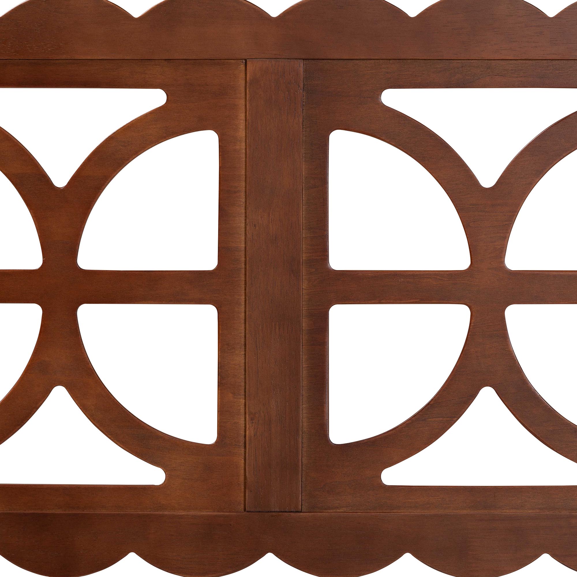 Baxton Studio Nansen Modern Headboard, Queen, Walnut Brown