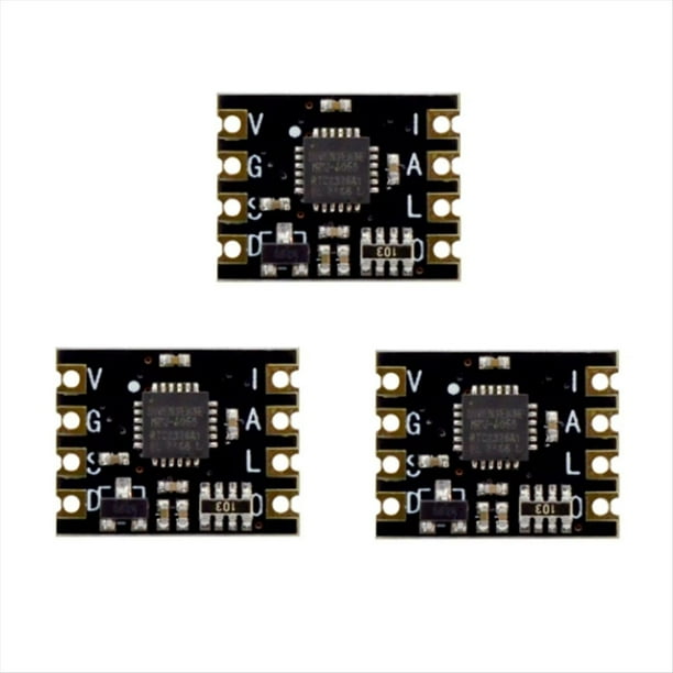 Módulo MPU-6050 de 3 Piezas, Giroscopio de Aceleración Triaxial, Módulo Sensor de Giroscopio de 6 Grados de Libertad para Proyectos de Robótica DIY.