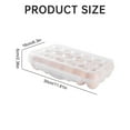 thumbnail image 3 of Food Storage Containers,Egg Storage Box | Stackable Egg Rack In Refrigerator Transparent Anti Collision Opening, 3 of 6