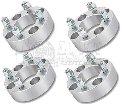 4x110 ATV Wheel Spacers with 10x1.25 Studs//Nuts 4pc 2/" Thick