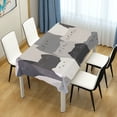 thumbnail image 4 of Yayeee Tablecloths 60" x 90" Rectangle Wrinkle Resistant Party Table Cover, Gray Cute Cats, 4 of 8