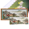 thumbnail image 1 of Hilo Algodón Ecológico Bordado Punto Cruz Con Paisaje Impreso 11CT 195x83cm, 1 of 9