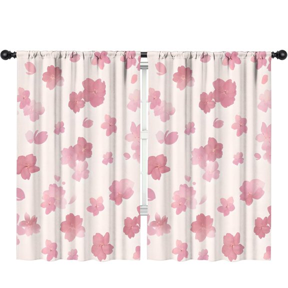 Blackout Kids Curtains,Pioneer Flower Floral Print Pattern Childrens Insulated Curtains Set Of 2,Bedroom Essentials,Toddler Room Decor 52"x84"