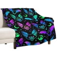 thumbnail image 4 of Yibo Funny Cat Blanket Cat Gifts for Girls Women Sleeping Cat for Kids Adults Soft Warm Cozy Fleece Blanket for Couch Sofa ​Bed, 4 of 8