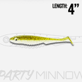 thumbnail image 5 of 6th Sense Party Minnow Soft Plastic Swimbait Drop Shot and Finesse Fishing Bait, 5 of 10