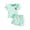 b10-Green, variant on KPOPLK Infant Toddler Baby Girl Clothes Outfits,2 Pieces Cute Summer Short Sleeves T-Shirt Tops Shorts Set 6M-3T(12-18 Months,Green)