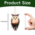 thumbnail image 3 of 1 Pcs Woodland Animal Xmas Ornaments,Lifelike Forest Animal Figurines,Animals Christmas Tree Ornaments,2D Acrylic Christmas Tree Decoration,Animal Xmas Hanging Ornament For Christmas Tree,B, 3 of 7