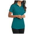 thumbnail image 4 of Mafoose Womens Short Sleeve Dimension Polo Dark Teal S, 4 of 4