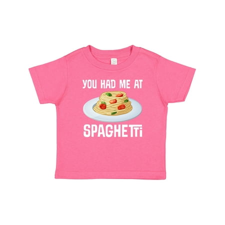 

Inktastic You Had Me at Spaghetti Boys or Girls Baby T-Shirt
