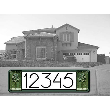 

Curb-N-Sign Reflective Curb Address Plaque 5x18in Grand Californian