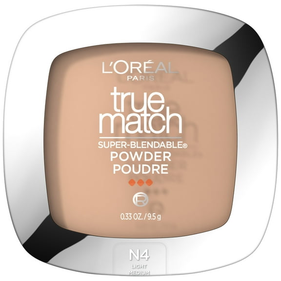 L'Oreal Paris True Match Super Blendable Oil Free Makeup Powder, Buff Beige, 0.33 oz