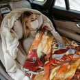 thumbnail image 6 of Blanket Throws Flannel for Couch Sofa Bed Home Decor Gift Sports Football Fans (Mahomes, 60x80inch), 6 of 6