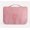 pink, variant on Foldable Travel Cosmetic Bag Outdoor Storage Bag Large Capacity Portable Hanging Hook Washing Bag