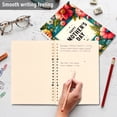 thumbnail image 5 of Mother's Day Flowers Floral Ring Binder Notebook Journey Note Diary College Ruled Spiral Notebook Study Loose Leaf Paper A5 60 Pages, 5 of 8