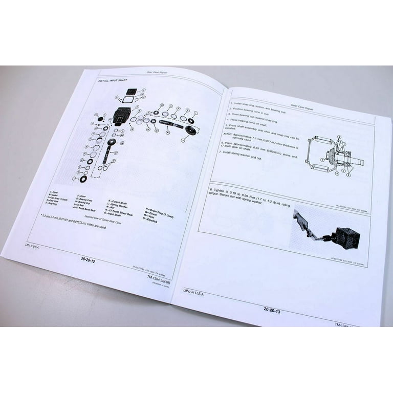 John Deere 330 Tractor Parts Manual 