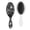 White-622, variant on Floral and Skull Hair Brush, Vintage Wildflower Detangling Paddle Brush with Artistic Watercolor Pattern