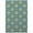 Blue And Beige, variant on 2' X 4' Sand Geometric Stain Resistant Indoor Outdoor Area Rug - 6' x 7'