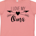 thumbnail image 4 of Inktastic I Love my Oma heart and arrows Boys or Girls Toddler T-Shirt, 4 of 5