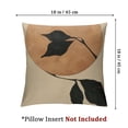 thumbnail image 4 of nygtbtfer Set of 2 Mid Century Throw Pillow Leaf Branch in Line Art Style Decorative Polyester Pillow Cases Square Pillocases for Bed Sofa White, 4 of 7