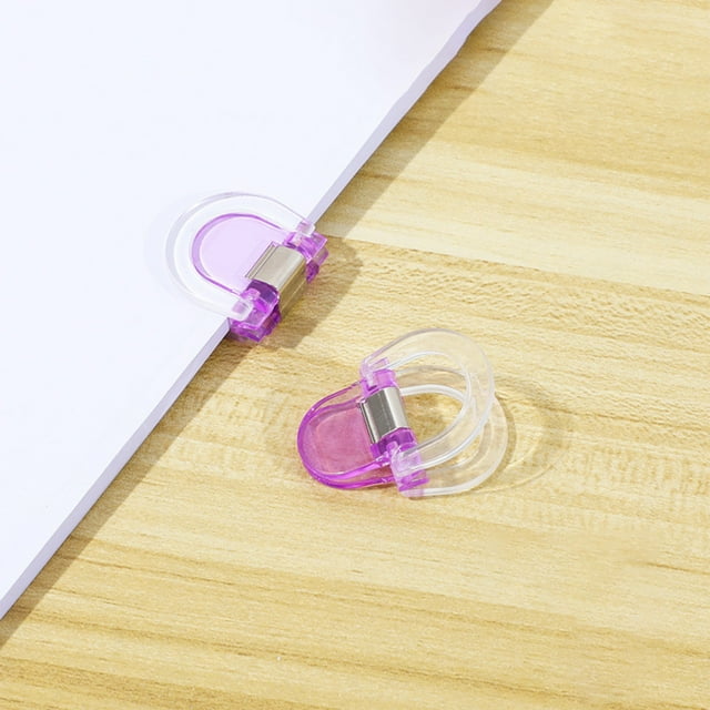 DPTALR Clear Binder Clips Long Tail Document Clips Stationery Clamps Receipt Organizer Clips Snack Bag Sealer Clips