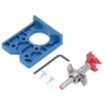 thumbnail image 1 of Hole Drill Guide, Simple Adjustment 8mm Shank Hinge Jig  For Door, 1 of 8