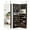 Brown, variant on Giantex LED Strip Jewelry Armoire, Wall/Door Mounted Jewelry Organizer w/Full Length Mirror & Large Storage Space, White