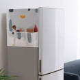 thumbnail image 3 of PEVA Refrigerator Dustproof Cover Waterproof Fridge Waterproof Fridge Hanging Hanging Cover Kitchen Microwave Protector Tool, Geometrical, 3 of 6