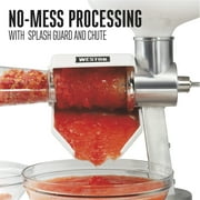 Weston Metal Tomato Press and Sauce Maker, Metal Tomato Strainer with 1 Gallon Hopper