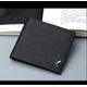 thumbnail image 3 of Cartera de hombre corta de PU horizontal clásica de negocios para hombre y mujer, billetera genuina, 3 of 4