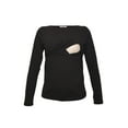 thumbnail image 6 of LVMA2700 - 100% premium Cotton - Women Long Sleeve Nursing Maternity T-Shirt, 6 of 8