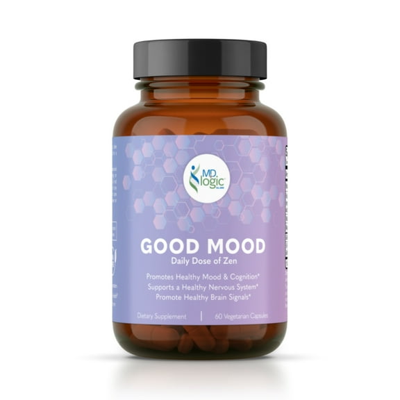 MD Logic Health Good Mood Nervous System Support Promotes Calming Mood 5-MTHF Neurotransmitters