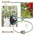 thumbnail image 3 of August Birthstone Bracelets Green Butterfly Bracelet Peridot Zirconia 925 Sterling Silver Mother's Day Gifts Women Birthday Jewelry Juwaliy, 3 of 8