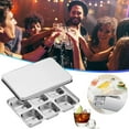 thumbnail image 3 of Stainless Steel Ice Cube Tray with Lid - Premium 304 Grade Steel 2-inch Cube Mold, Easy Release Design for Whiskey, Cocktails, and Beverages, Freezer Safe, 3 of 9