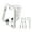 Silver, variant on Heavy Type Aluminum Alloys Front Rack Brackets 3 Hole Split Front Carriers