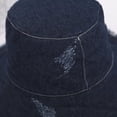 thumbnail image 2 of CoCopeaunts Frayed Bucket Hats for Women Fashion Solid Color Old Denim Fisherman Hat Men Summer Outdoor Leisure Sun Protection, 2 of 6