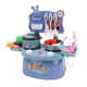 thumbnail image 1 of Kitchen Toys Plastic Pretend Food Playset Fruits Vegetables Toys for Children Kids Blue, 1 of 3