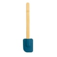 thumbnail image 6 of Mainstays Colorful Silicone Spatulas Set 4 with Bamboo Handles, Blue, 6 of 11