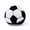 Black and white, variant on Mini Soccer-shape Ball Portable Bluetooth Speaker, Wireless 5.1 LED Light Mini Speaker, Sports Fan Gift for Outdoor Travel Party