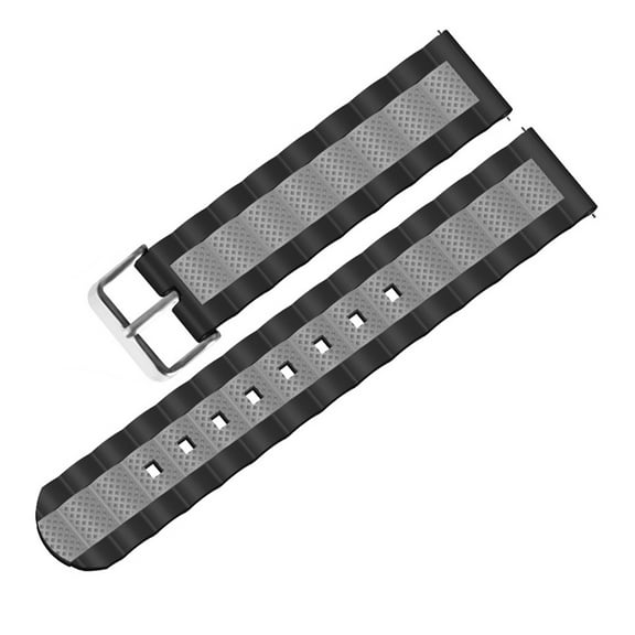 Breathable Silicone Replacement Watch Band Strap Comfortable Wristband for Men and Women