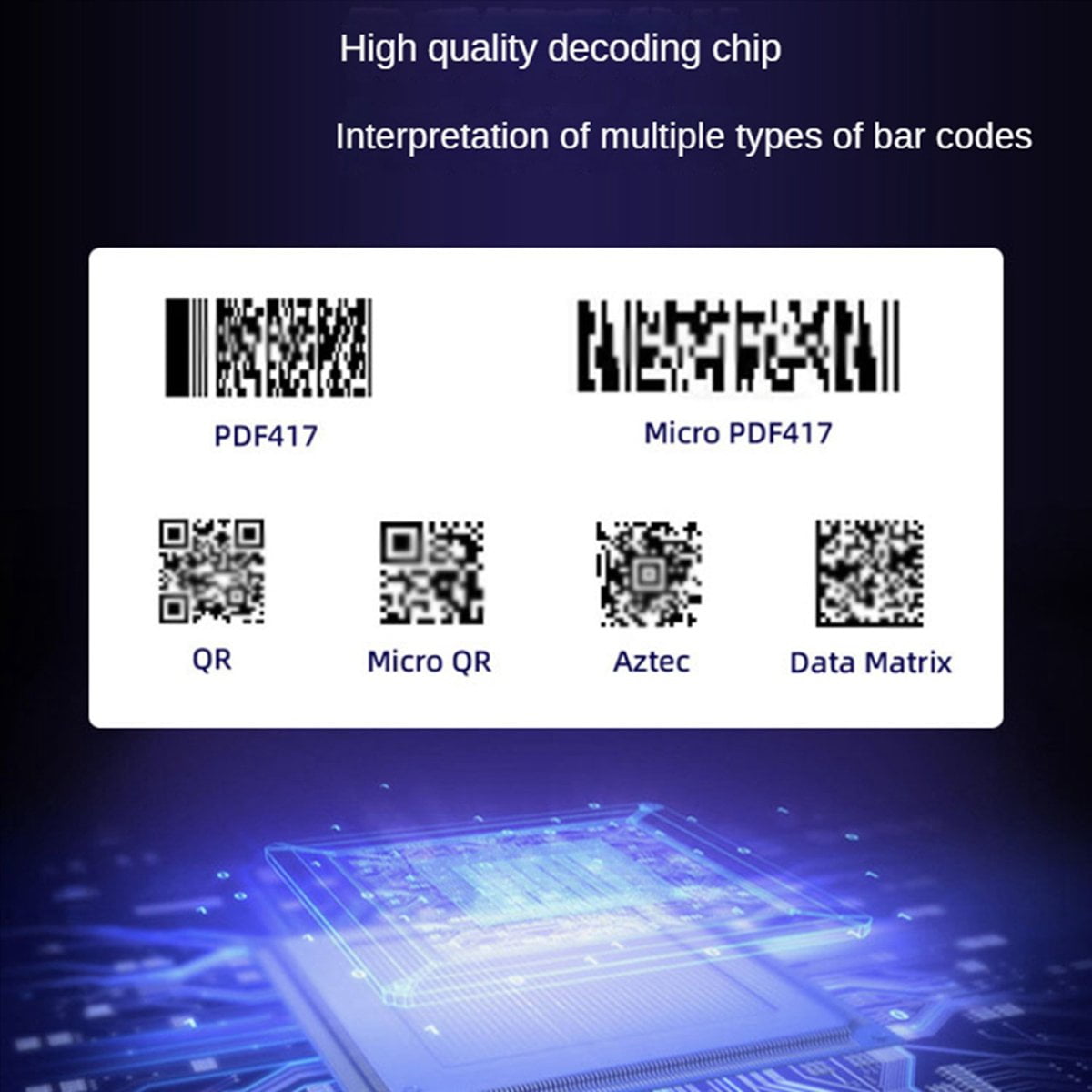 2X GM861 USB Interface 1D/2D Bar Code QR Code Barcode Scanner Module Stainless Steel Thread with Fill Light