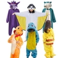 thumbnail image 2 of Gengar-Disfraz de Snorlax para niños, ropa de Cosplay de Pokémon, Pika, Kigurumis, Pijama de cuerpo completo para niños, Pijama de Anime de Navidad de una pieza, 2 of 4